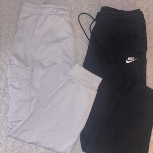 Nike Black and 90 Degree Gray Joggers